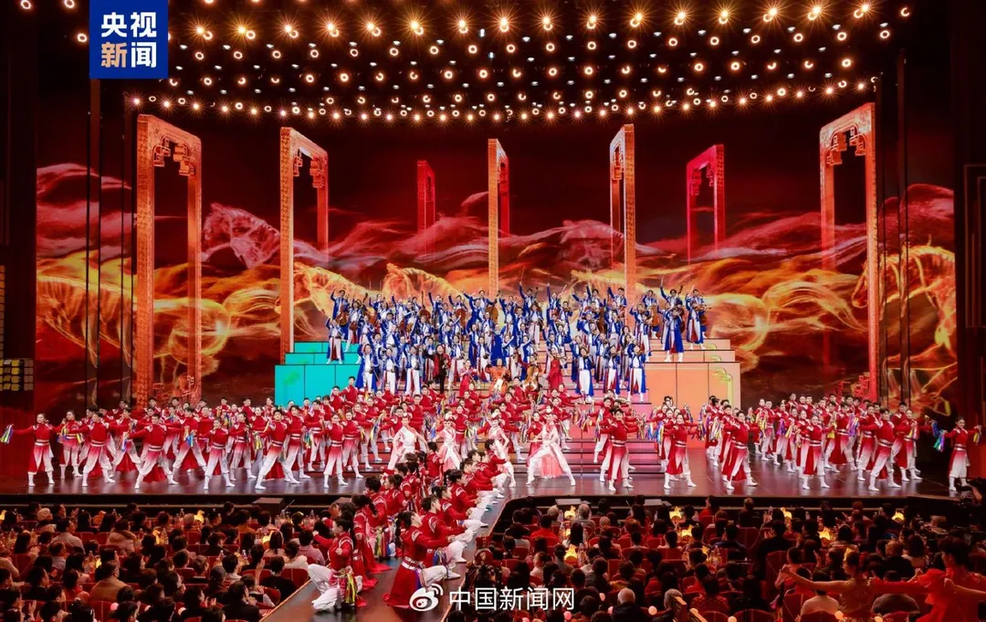陸《央視》春晚將於今晚登場。（圖／翻攝《央視新聞》）