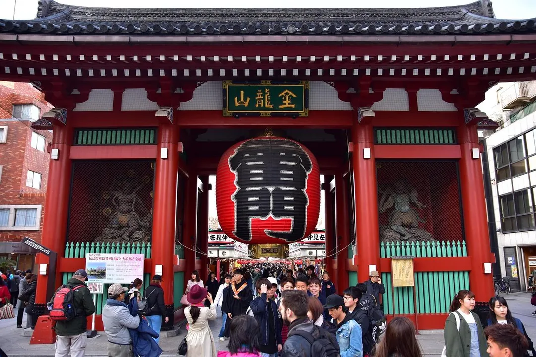 圖為日本東京著名景點淺草寺。（示意圖／Pixabay）