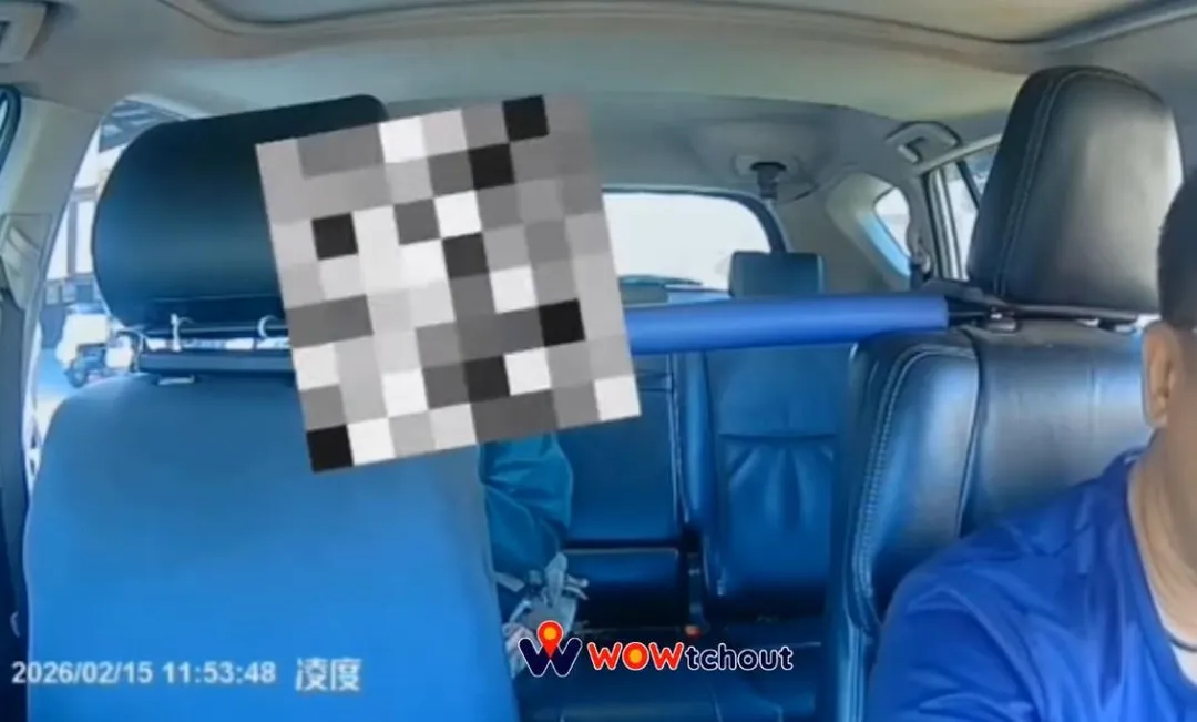 女乘客坐霸王車。（圖／翻攝自「WoWtchout - 地圖型行車影像分享平台」 YouTube）
