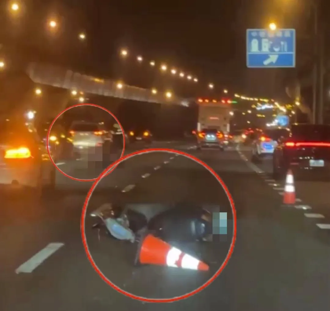 車禍現場。(圖/取自路況群組)