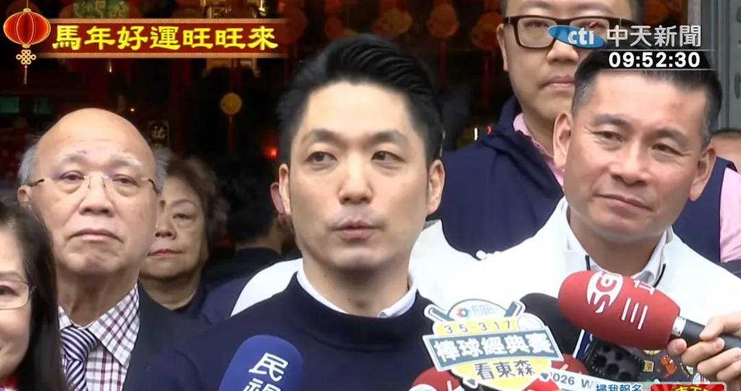 台北市長蔣萬安擁有超高人氣。（圖／中天新聞）