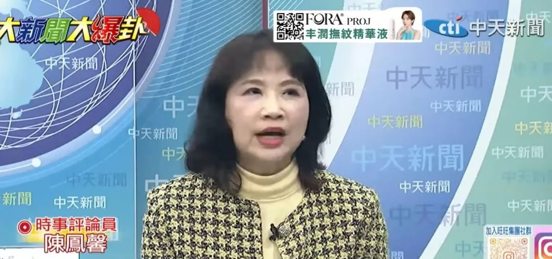 陳鳳馨。（中天新聞）
