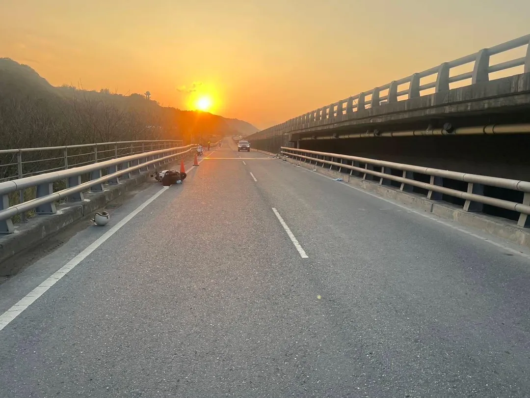 車禍現場。(圖/警方提供)
