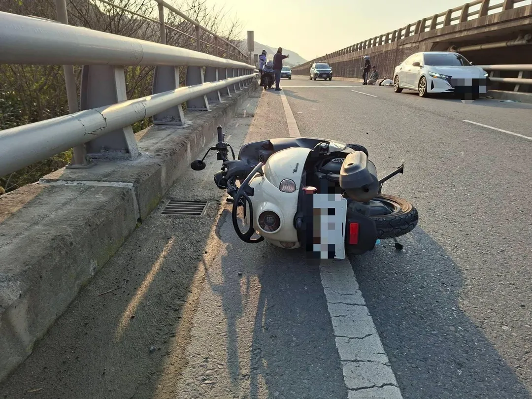 車禍現場。(圖/警方提供)