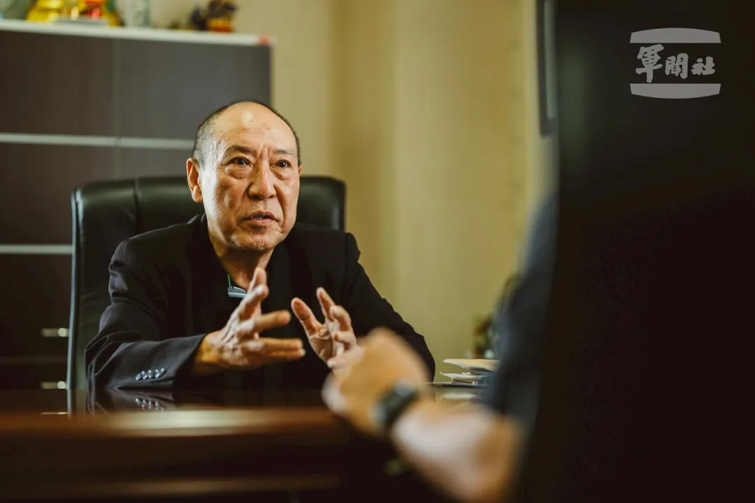 王世璽分享華人教育轉變。（軍聞社陳軍均攝）