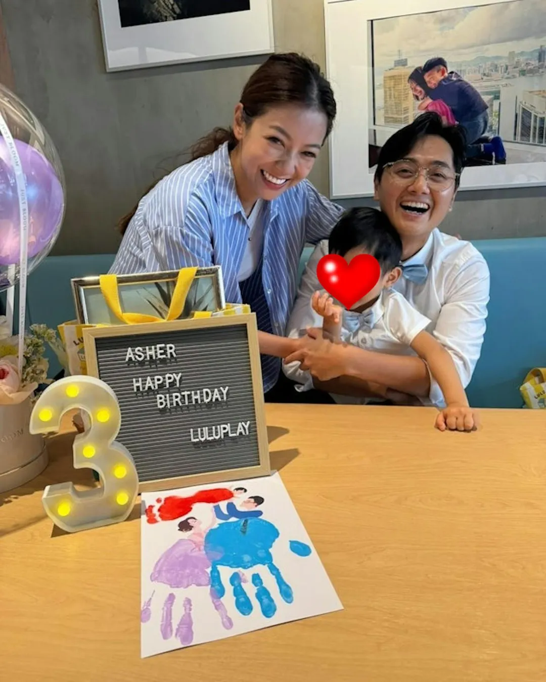 何雁詩與鄭俊弘的兒子鄭讚廷（Asher）已經3歲。（圖／翻攝IG）