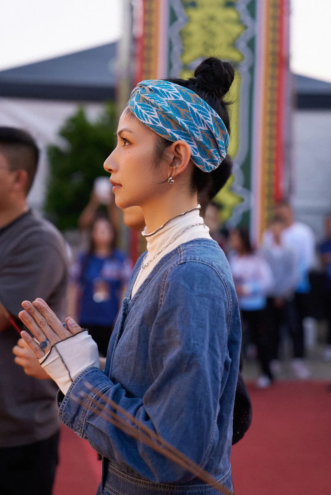 李千娜21日出席屏東麟洛百年《王爺奶奶回娘家》活動。（圖／劇樂蹦娛樂提供）