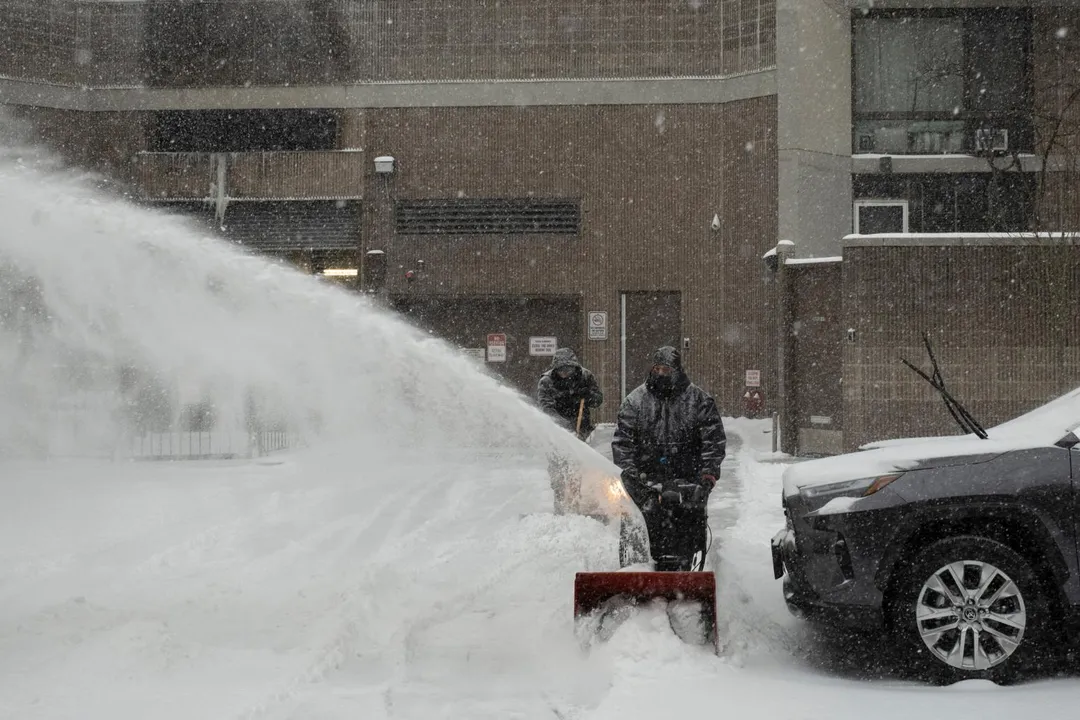 紐約今年一月才經歷過一場暴風雪。（資料照／路透社）
