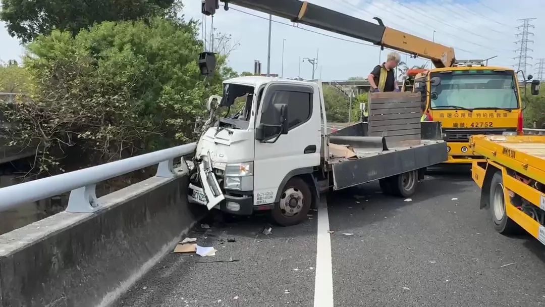 車禍現場。(圖/中天新聞)