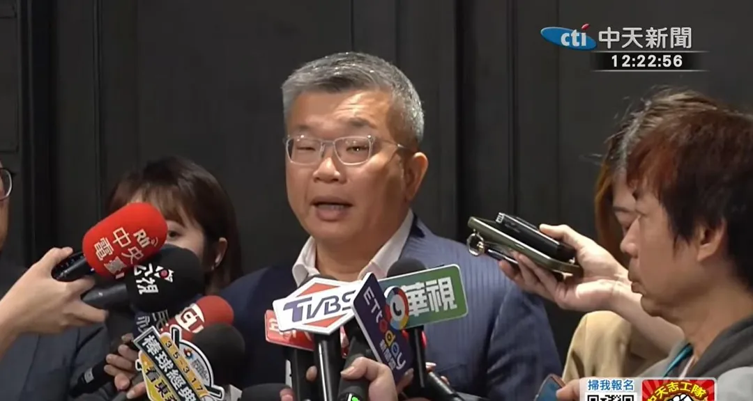 蔡其昌成為新任民進黨團總召。（圖／中天新聞）