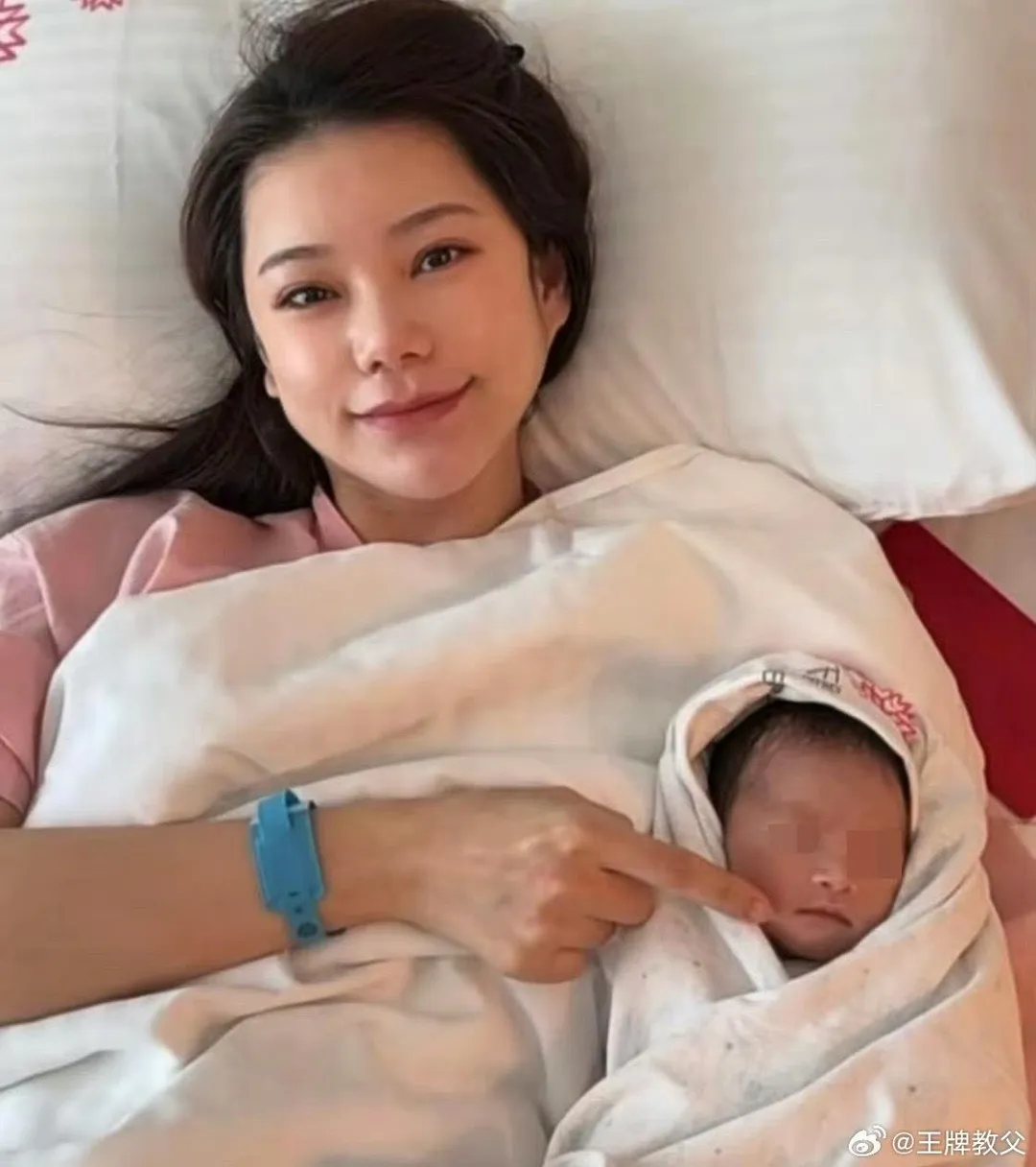 馬筱梅（Mandy）喜獲麟兒。（圖／翻攝微博）