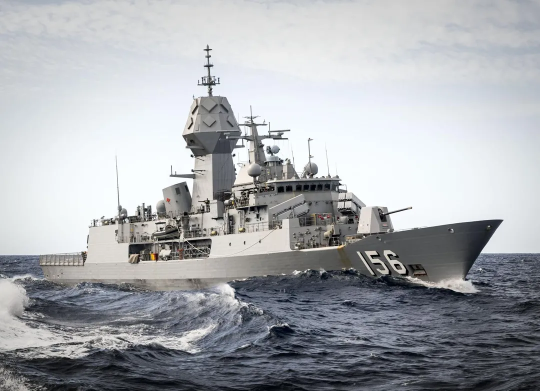 澳紐軍團級巡防艦土烏巴號。(圖/澳大利亞海軍)