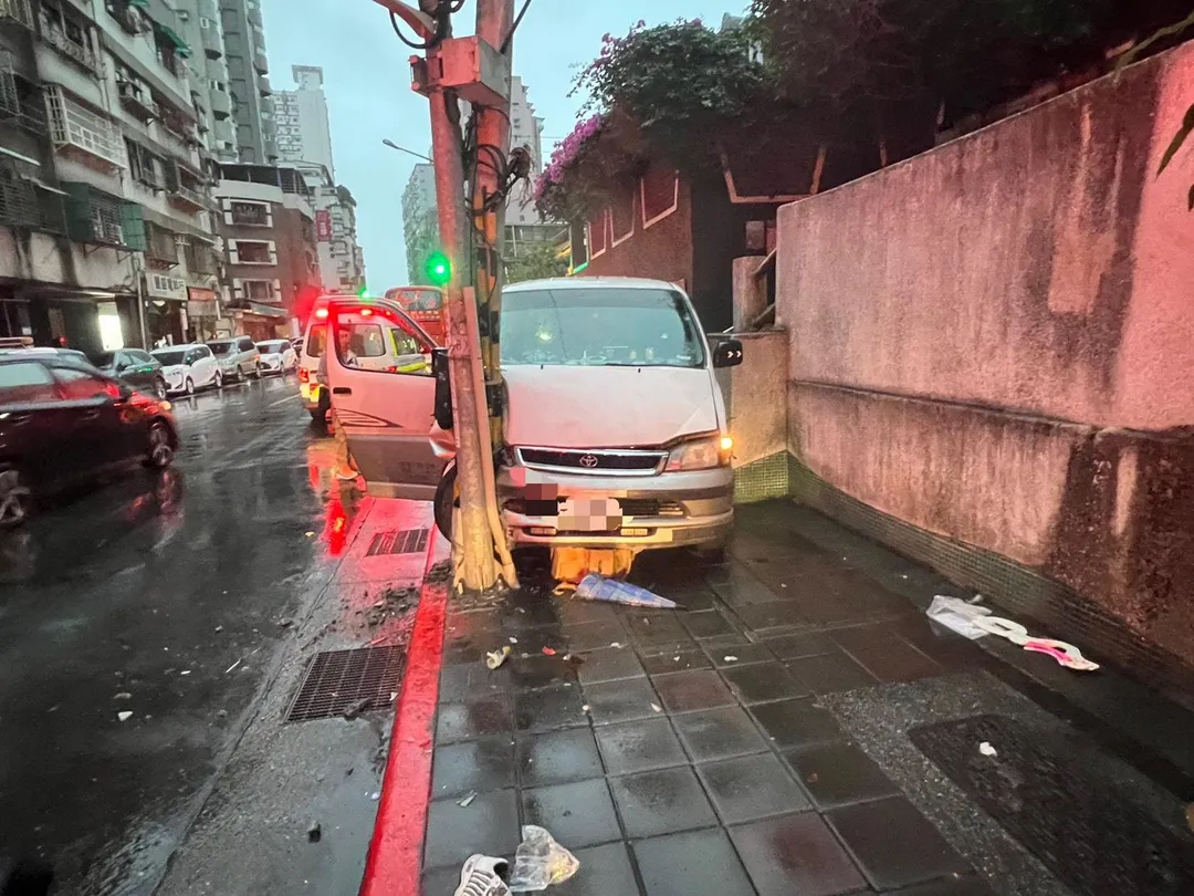 車禍現場。（圖／警方提供）