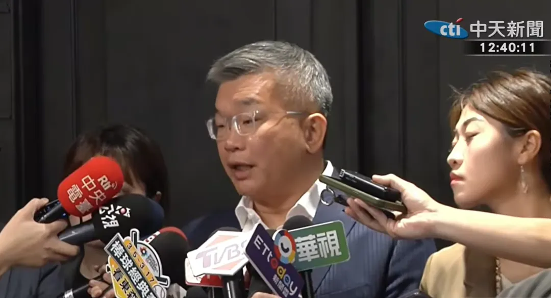 新任民進黨團總召。（圖/中天新聞）