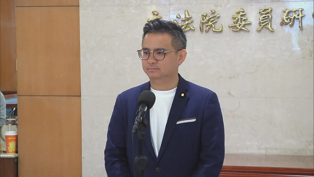 國民黨立委黃健豪。（圖／中天新聞）