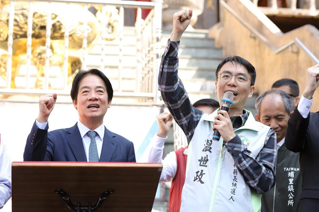 民進黨南投縣長參選人温世政。(圖/温世政臉書)