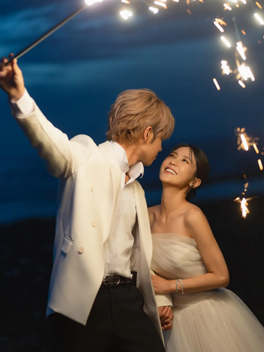 鼓鼓與大元27日適逢結婚一週年紀念日。（圖／翻攝鼓鼓 呂思緯臉書）