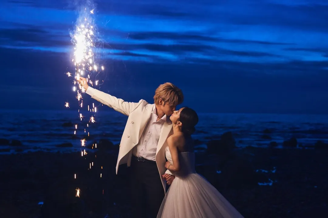 鼓鼓與大元27日適逢結婚一週年紀念日。（圖／翻攝鼓鼓 呂思緯臉書）