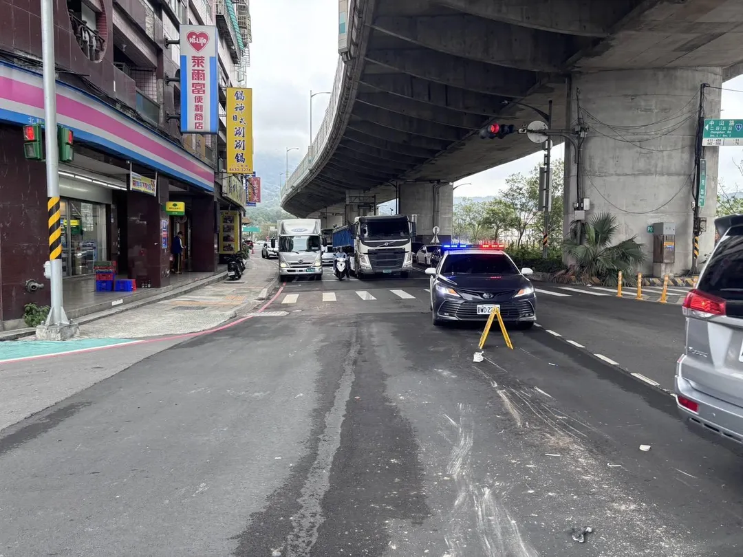車禍現場。（圖／警方提供）