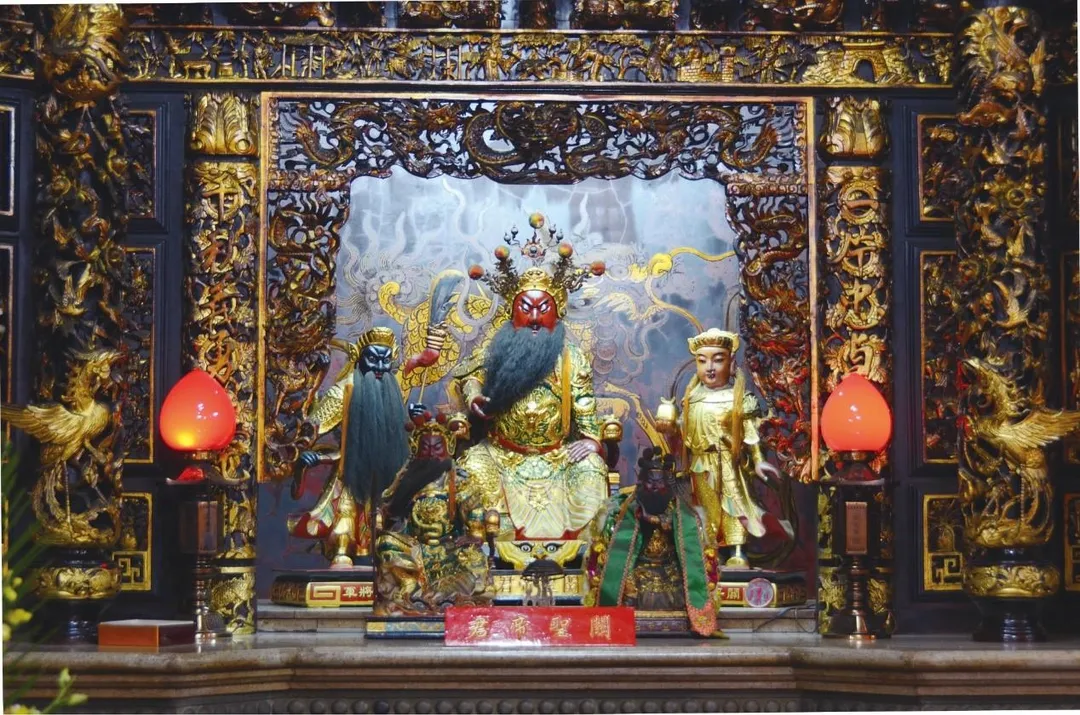農曆正月13日是關聖帝君得道飛昇之日,命理專家高宏寓建議5族群把握這天拜拜。圖為台中樂成宮的關聖帝君神像。(圖/翻攝自台中樂成宮官網)