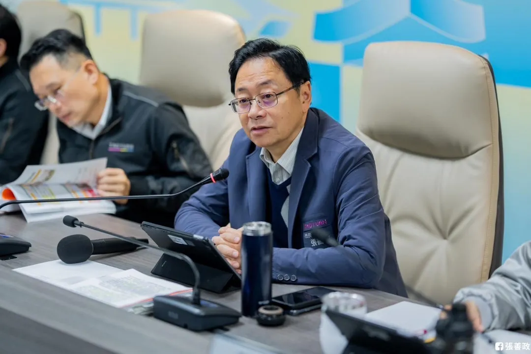 葉元之認為張善政將連任成功。(圖取自張善政臉書)