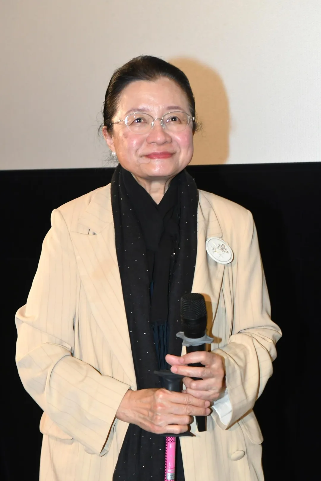 田秋堇28日出席《我想問的是…》特映會。（圖／ 華視提供）