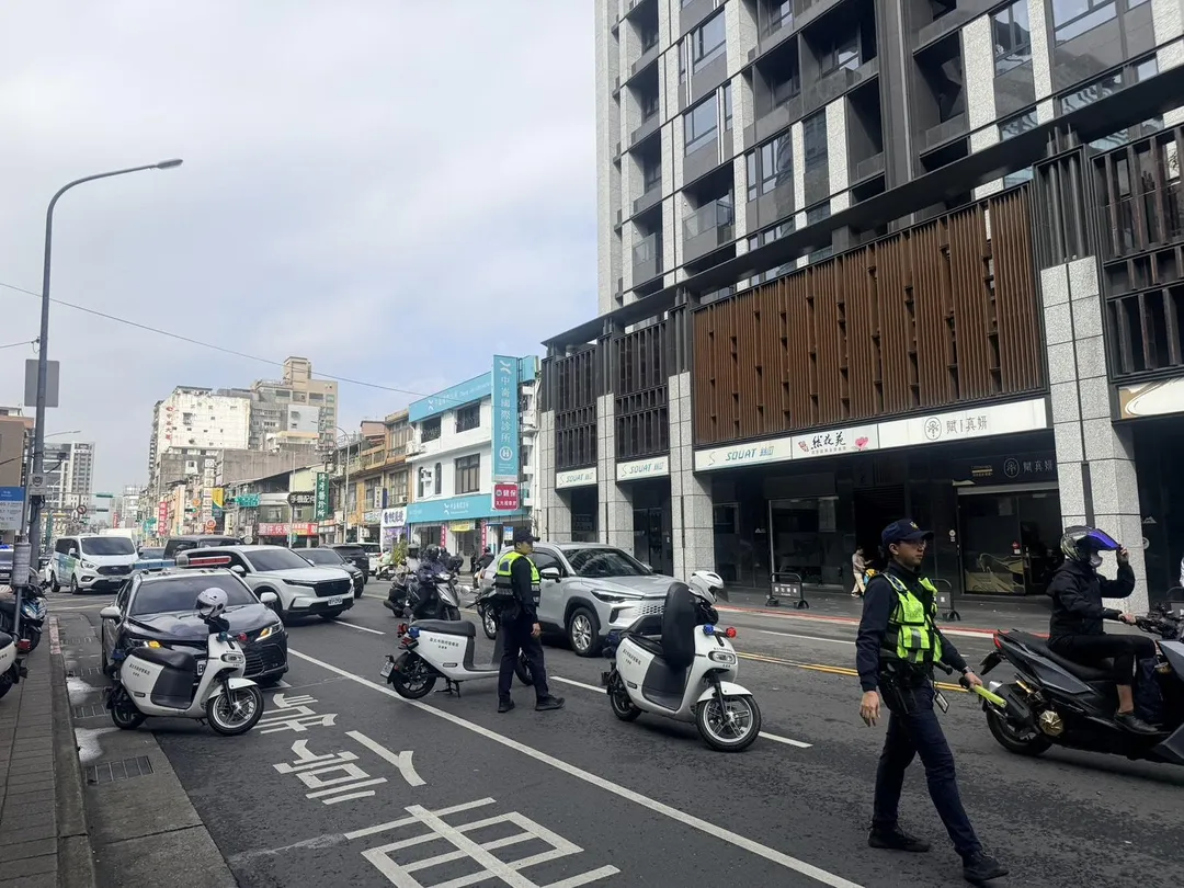 車禍現場。（圖／警方提供）
