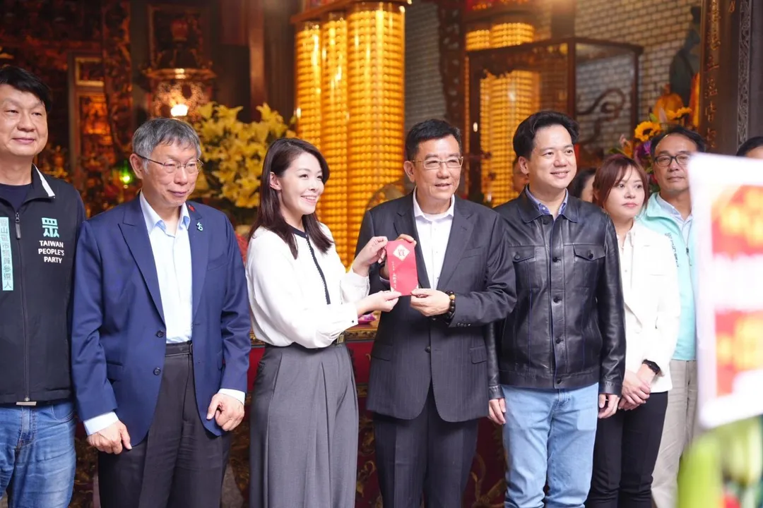 柯文哲、高虹安、許修睿、邱臣遠。（圖／新竹市府）
