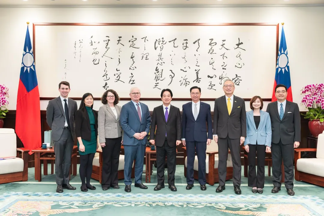 賴清德接見美國半導體產業協會訪問團。(圖/總統府)