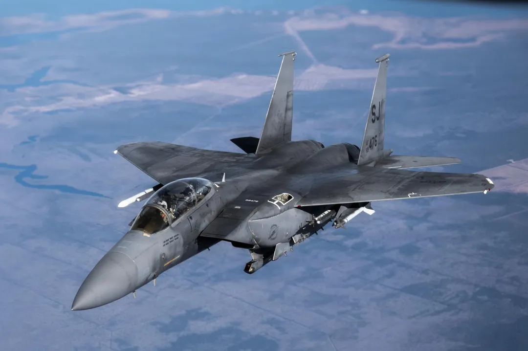 美國空軍F-15E戰機。（圖／美國航空國民兵）