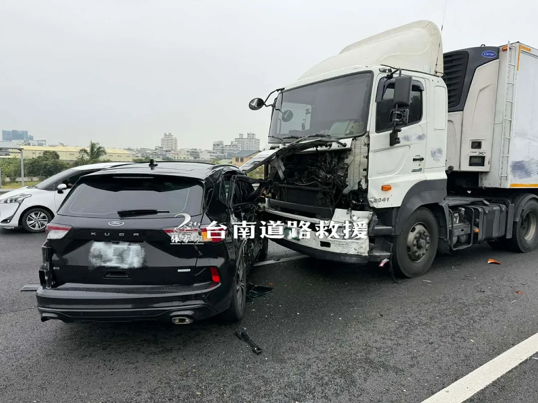 車禍現場。（圖／「台南道路救援─張家班」授權提供）