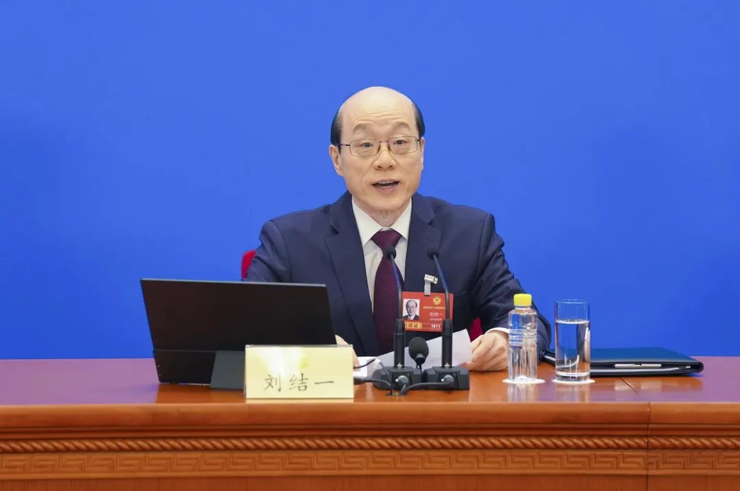大陸全國政協發言人劉結一回應大國外交相關議題。（圖／新華社）