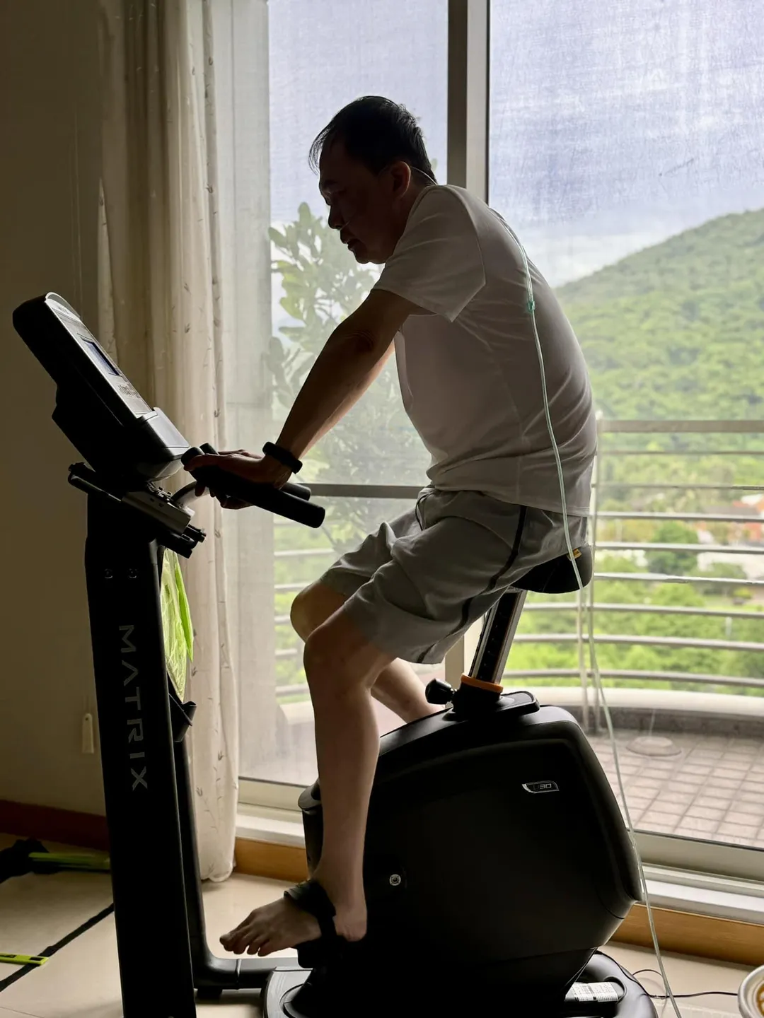 就算生病,林禹宏也從不放棄生命,去年8月還發文分享癌症病人的運動正確觀念。(圖/翻攝林禹宏臉書)