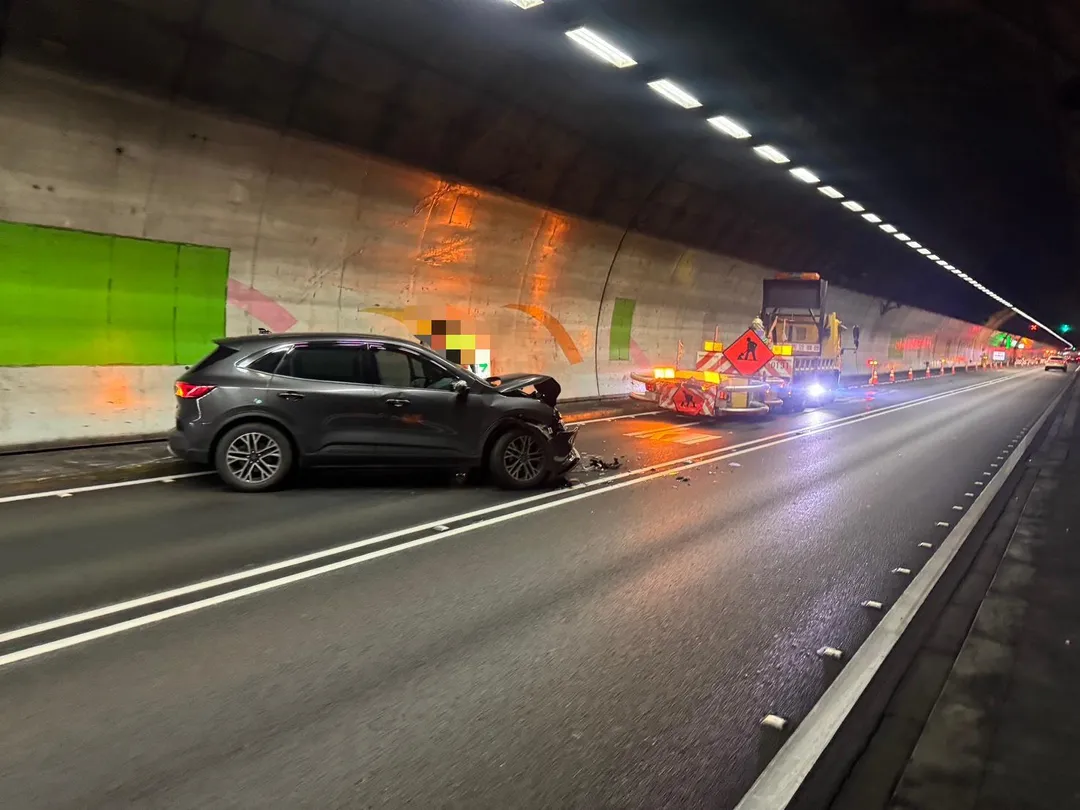 車禍現場。（圖／翻攝畫面，下同）