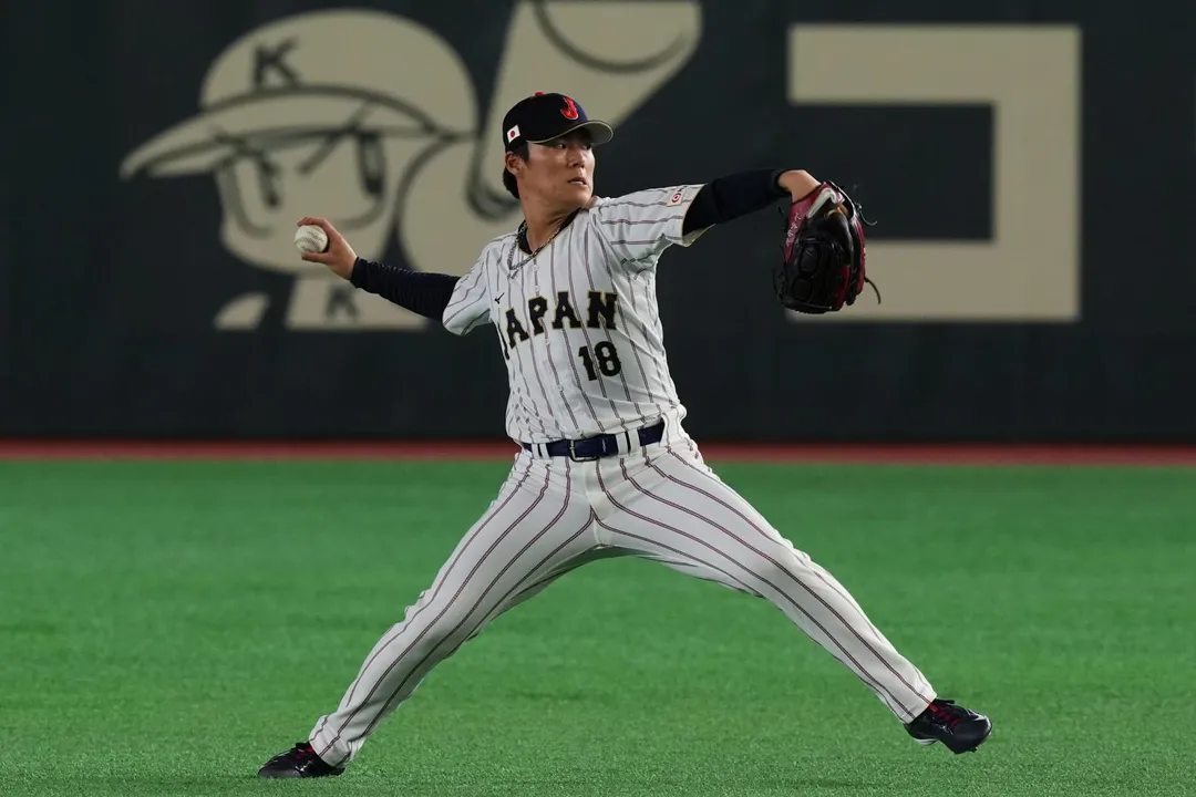 山本由伸表示自己狀況很好。（圖／美聯社）