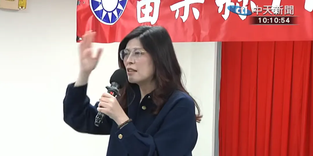 國民黨主席鄭麗文。（中天新聞）