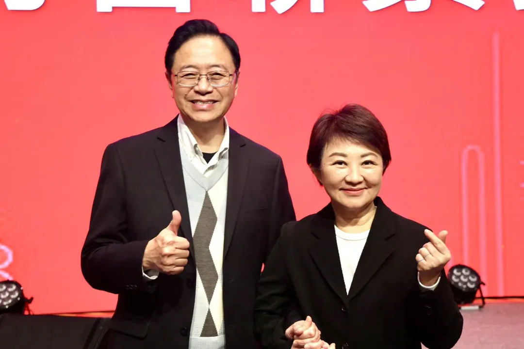 張善政與盧秀燕。（圖／翻攝盧秀燕臉書）