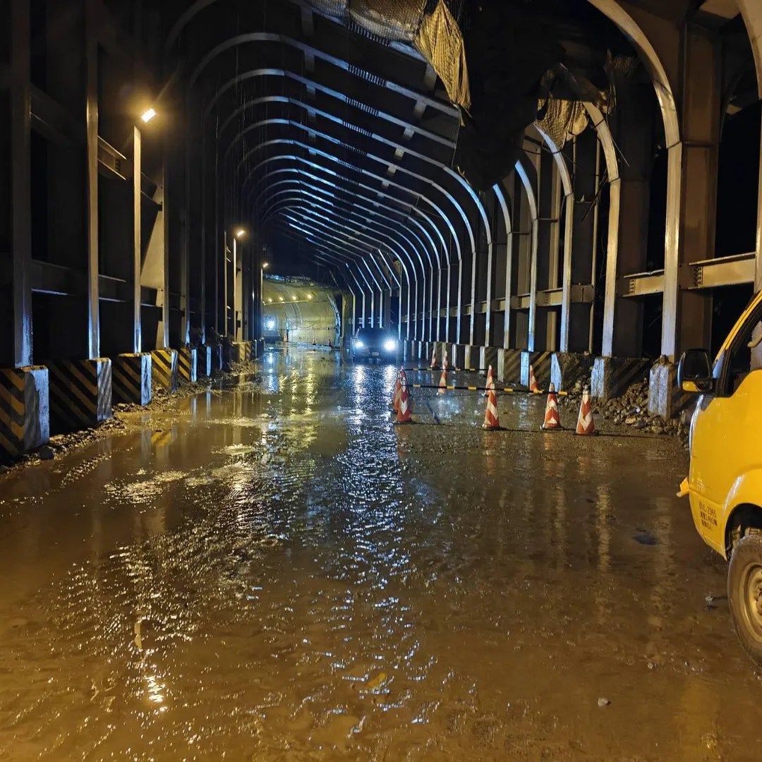 台9線154.7k大清水明隧道路段土石坍流已搶修完畢。（圖／公路局東區養護工程分局）