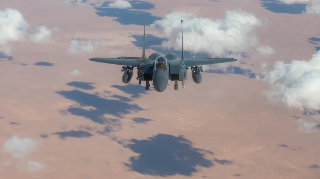 美軍F-15E戰機。(圖/美國空軍)