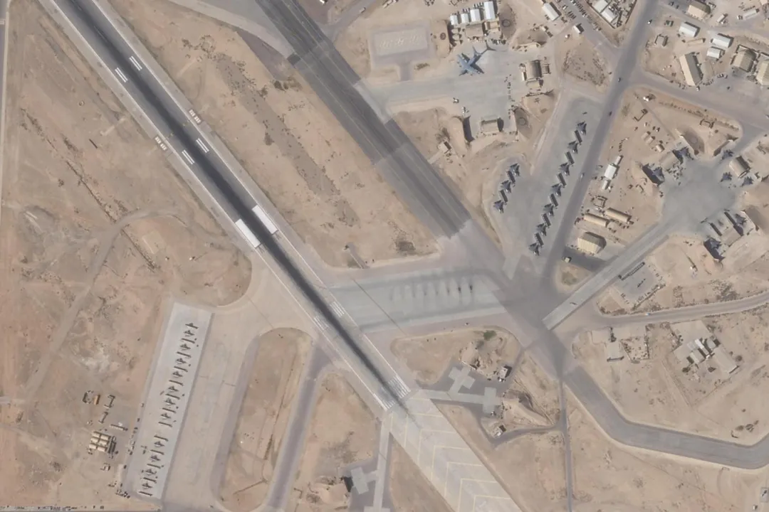 約旦穆瓦法克薩爾蒂美國空軍基地。（圖／美聯社）