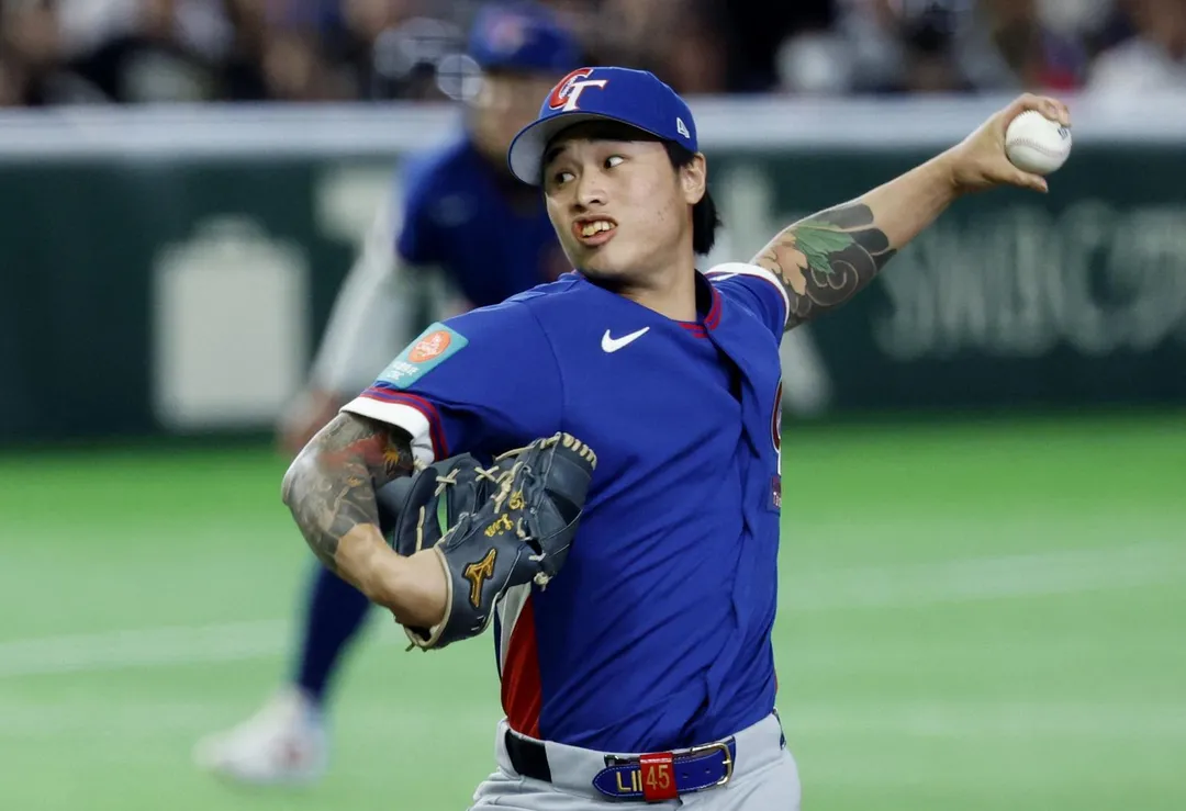 林昱珉先發5局無關勝敗。(圖/路透)