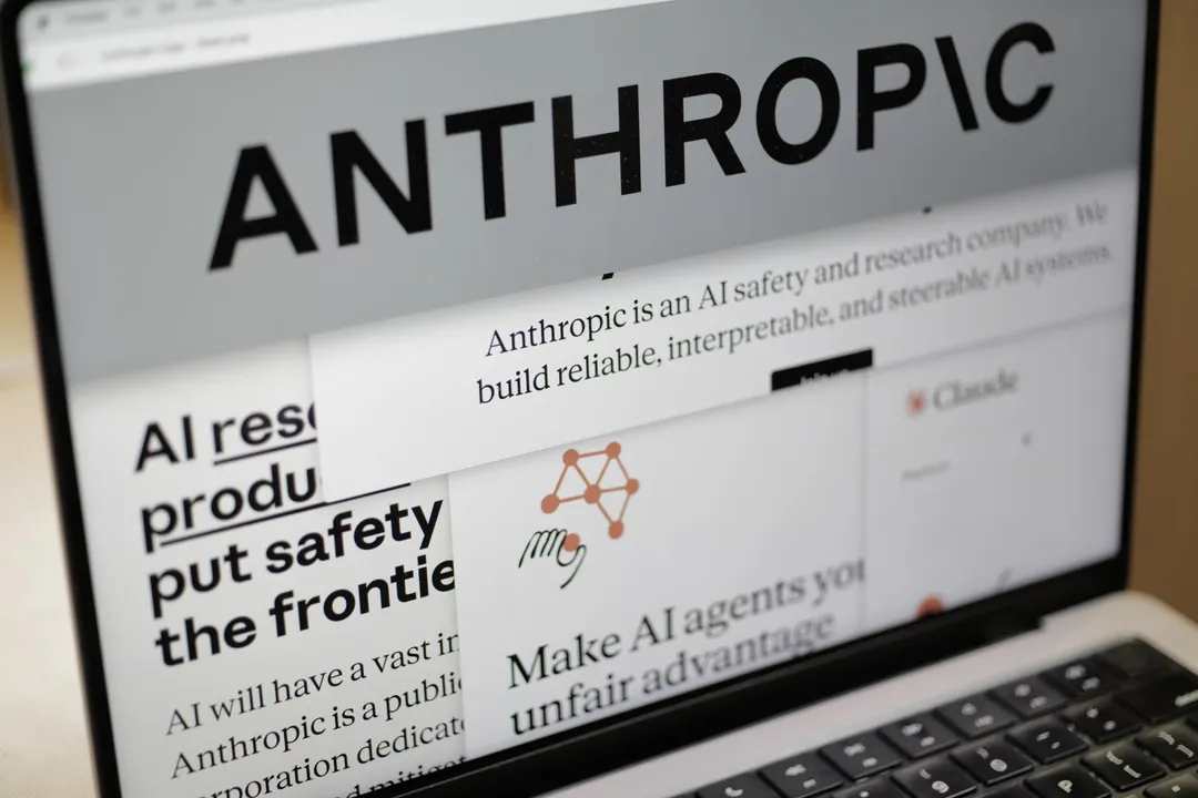 Anthropic官網。(圖/美聯社)
