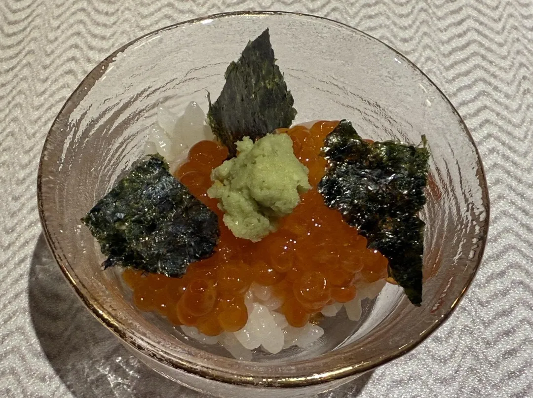 蛋黃醬鮭魚卵。（圖／黃宏輝提供）