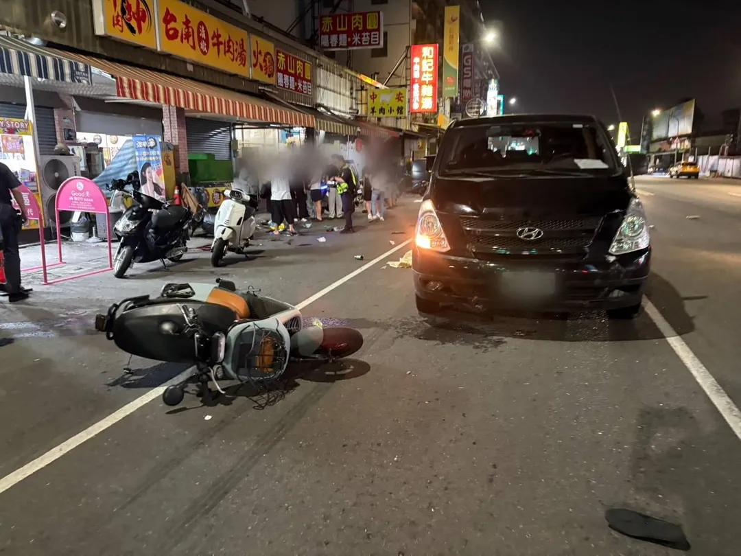 車禍現場。(圖/警方提供)
