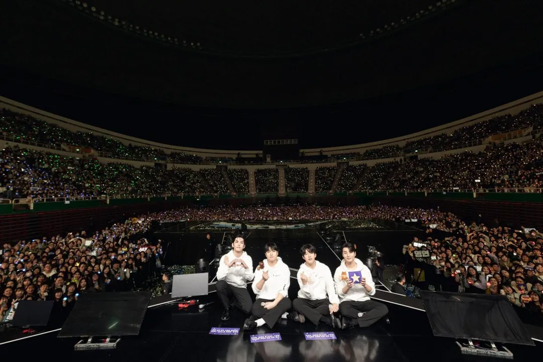 DAY6用中文與台下相約下次再見。（圖／Live Nation Taiwan 提供）
