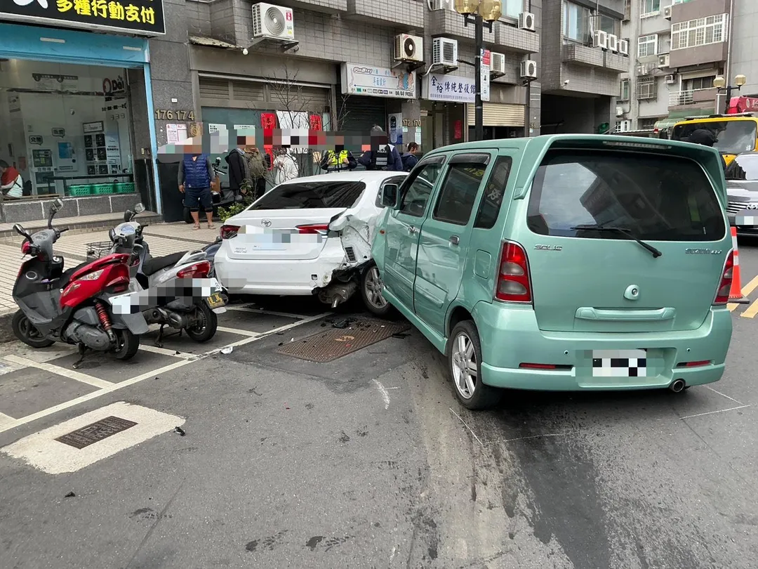 車禍現場。（圖／警方提供）