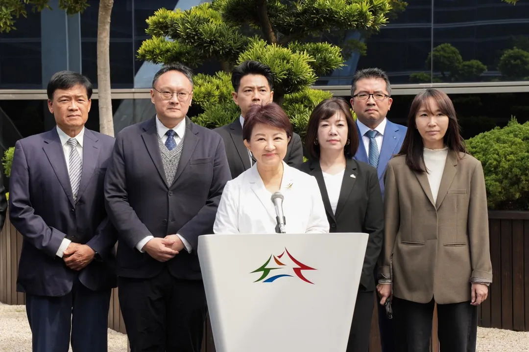 盧秀燕召開記者會。(圖/台中市府提供)