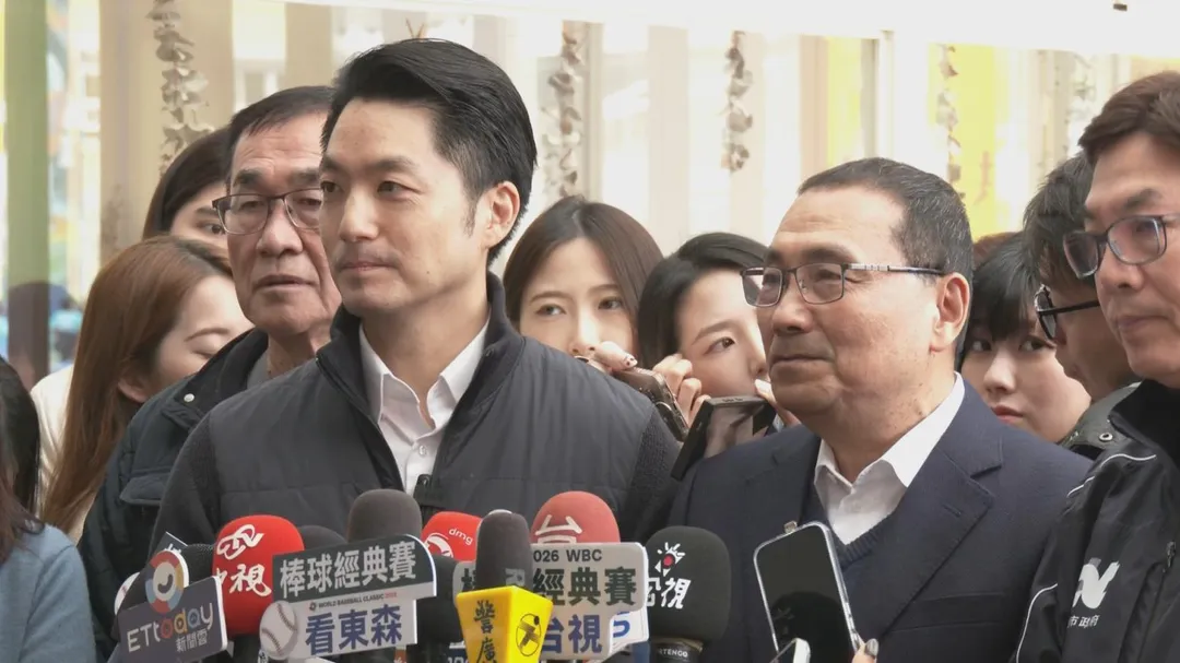 台北市長蔣萬安、新北市長侯友宜。（圖／中天新聞）