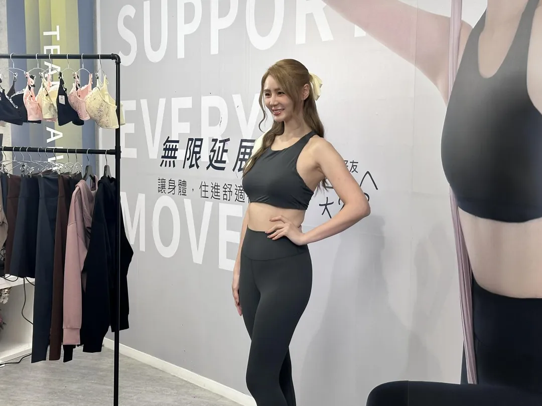 啦啦隊女神短今9日出席內心品牌活動，分享看經典賽台韓大戰心情。（圖／記者 伍映澄 攝）