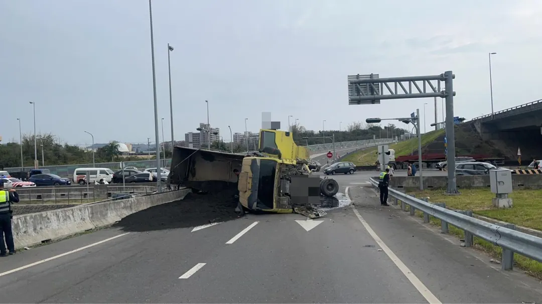 車禍現場。(圖/警方提供)